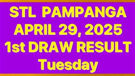jueteng result pampanga|STL Pampanga Results Winning Combination .